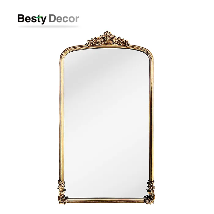 Великі підлогові дзеркала в дерев’яній рамі для вітальні оптом